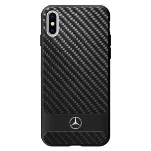 Mercedes hard case iPhone X/XS czarny carbon