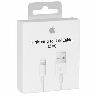 Apple kabel USB - Lightning 2m biały