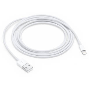 Apple kabel USB - Lightning 2m bulk biały