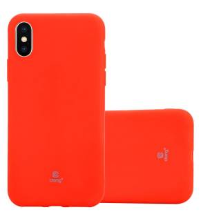 Crong Soft Skin Case iPhone X/XS czerwony